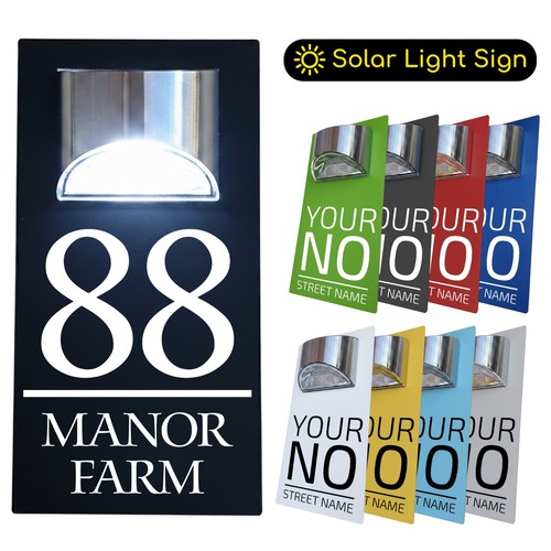 House number plaques - house,