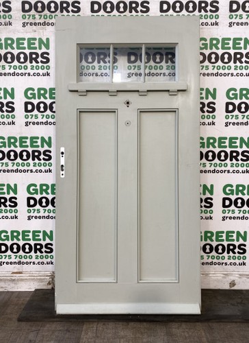 Hardwood timber front door - timber,