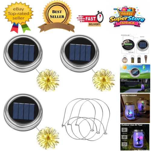 Pack solar mason - 3-pack,