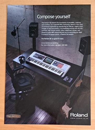 Roland fantom magazine - roland,
