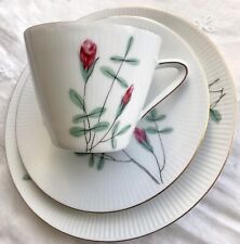 Stylish Vintage Seltmann Weiden Bavaria "Monika" Porcelain Tea Trio. 1930s!
