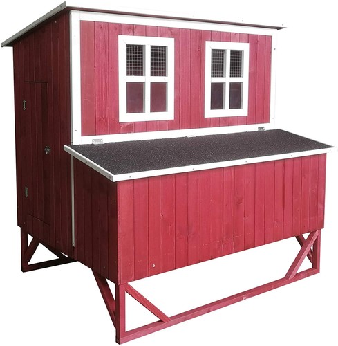 Large wood backyard chicken - large,