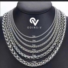 Men Chain 3 4 5 6 8 mm Cuban