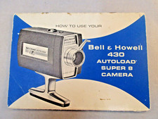 Vintage Bell & Howell 430 Autoload Super 8 Camera Manual - Vintage Retro