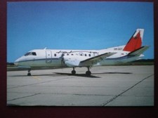 POSTCARD SAAB 340B JET