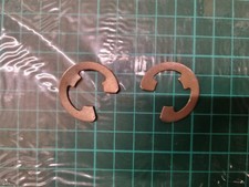 Pair of Lockheed type Wheel Brake Cylinder Retaining Clips As Fitted On Mini