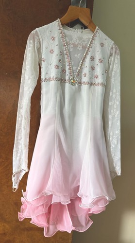 Girls white pink floral - floral, ice