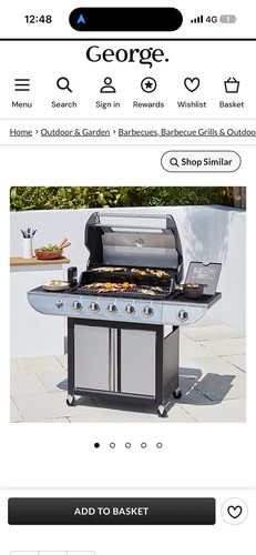 Uniflame burner gas grill - gas,