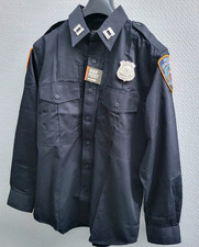 NEW US POLICE UNIFORM SHIRT, NEW YORK, SIZE S, M, L, XL Police Shirt, Department