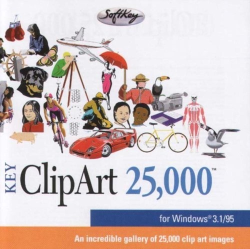 Clipart 000 softkey - clipart, 25,000
