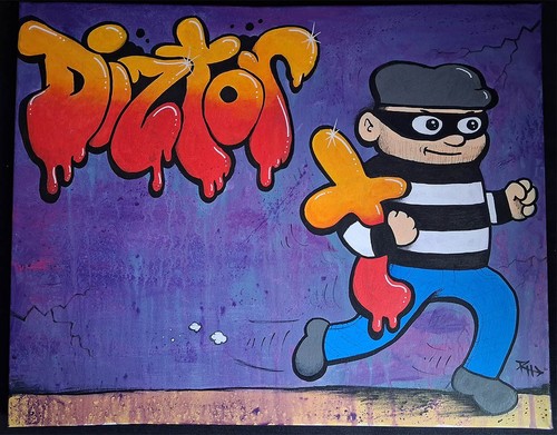 Original graffiti painting - original,