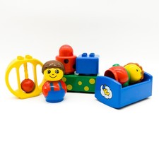 LEGO ® DUPLO ® Primo set bed cradle figures rattle building blocks 7 pieces baby toys