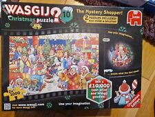 Wasgij  2 X 1000pc jigsaw puzzle Christmas 10 The Mystery Shopper 