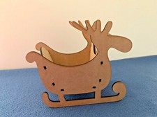 Wooden MDF Reindeer Box Craft Blanks  Gift Box, Trinkets Christmas Chocolates
