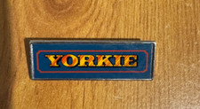 Vintage Rare Yorkie Chocolate Bar Pin Badge Promotional Toye Kenning & Spencer
