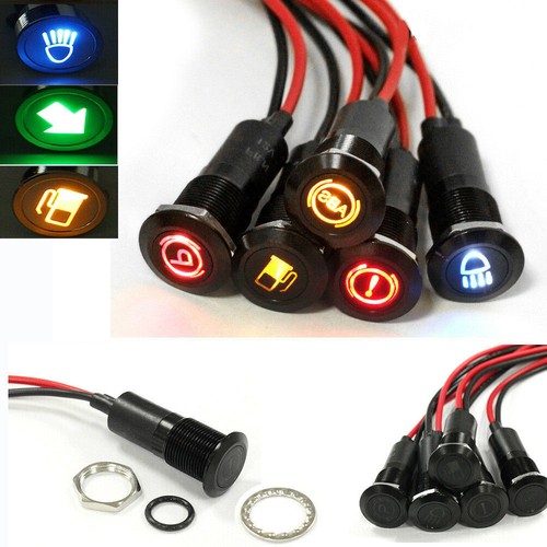 8mm 12mm led indicator warning - 12mm,
