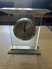 London Clock Company, Gold Flat Top Mantle Clock. 03228. New. Free UK Postage.
