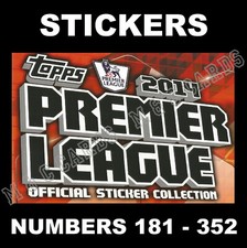 Topps 2014 Premier League stickers # 181 - 352