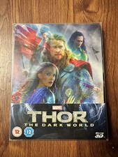 THOR THE DARK WORLD - BESPOKE LENTICULAR. 3D + 2D BLU RAY STEELBOOK 