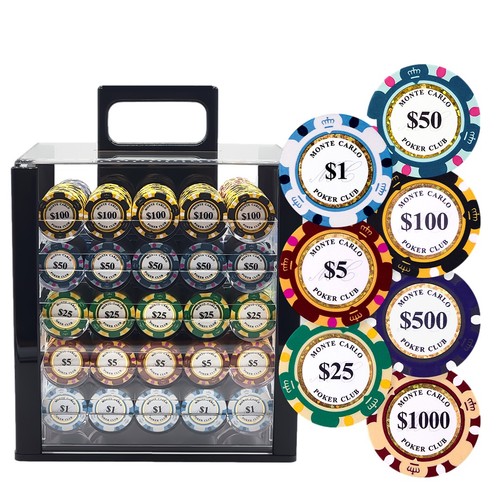 Mrc poker 1000pcs 14g - mrc,