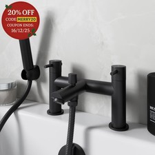 Black Shower Mixer Tap with