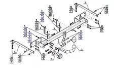 Swan Neck Tow Bar For FIAT