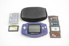 Nintendo Gameboy Advance Console w/ Case & Games Inc Rayman 3 *Working*