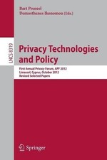 Privacy Technologies and