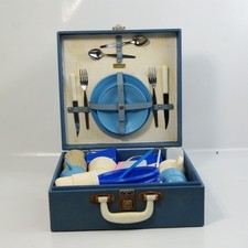 Vintage Sirram Blue Picnic Set