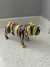 Dog Drip Art Boxer Dog Statue