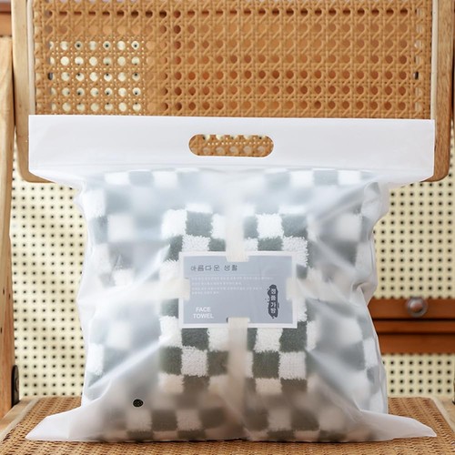 Checkered hand towel set - checkered,