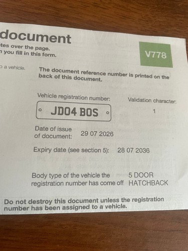 Cherished private number plate - cherished,