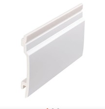 4 x 5m Lengths of Eurocell 100mm Open Vee UPVC Cladding. New unused