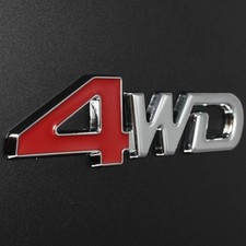 Silver Chrome & Red 4WD 3D