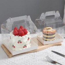 15PCS Transparent Cake Boxes,4
