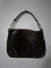 Furla Brown moc Croc Embossed