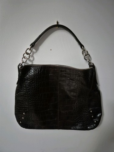 Furla brown moc croc - furla,