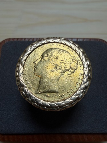1887 gold full sovereign - gold,