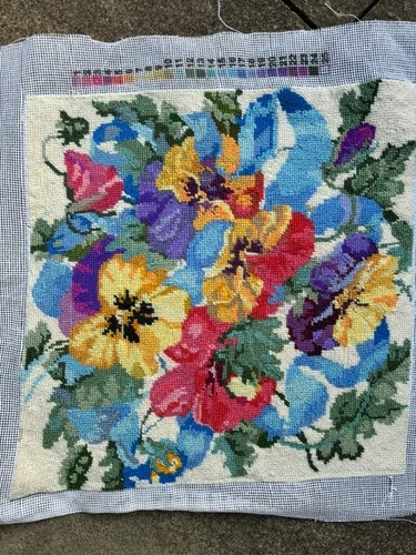 Vintage completed needlepoint