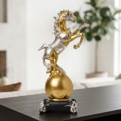 Resin horse statue - 21.5,