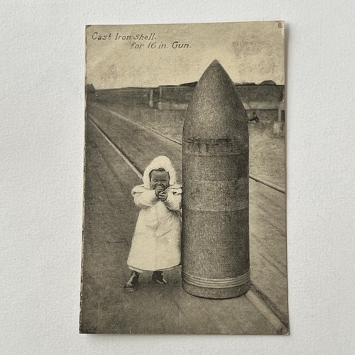 Antique postcard ww1 war girl - postcard,