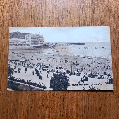 Vintage postcard llandudno - postcard,