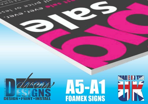Foamex board signs full - foamex,
