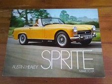 AUSTIN HEALEY SPRITE MK4 SALES BROCHURE, 1969
