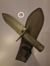 BLACK Metal detecting shovel heavy duty garden trowel spade digger