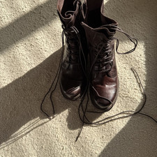 Celtic & Co dark brown leather boots size 5