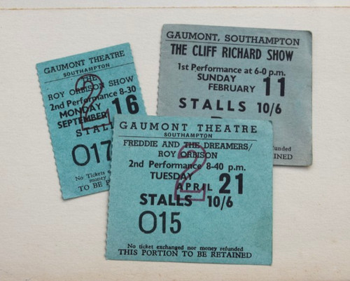 Tickets from 1960s - 3,