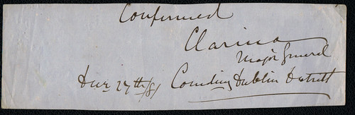 Antique 1881 irish signature - antique,