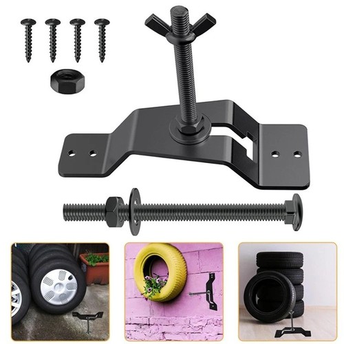 Wall mounted spare - wall, tire