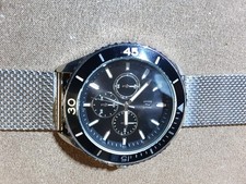 river island mens silver tone